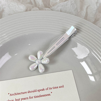 Clip cu ciocul de rață Super Fairy Pink Clip fără sudură Agrafă laterală la modă coreeană Fată Dulci Drăguț Agrafă Bride accesorii pentru păr femei