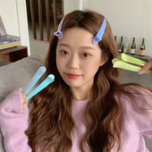 2 buc/set coreeană de modă cremă culoare gradient agrafă de machiaj femei accesorii de păr breton agrafă dulce fetiță ac de păr