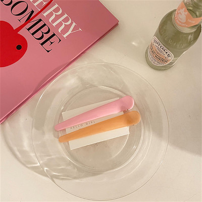 2 buc/set coreeană de modă cremă culoare gradient agrafă de machiaj femei accesorii de păr breton agrafă dulce fetiță ac de păr