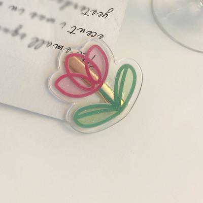 Agrafe de păr Kawaii din desene animate, căpșuni, cireșe, pentru femei, agrafe acrilice pentru femei, accesorii de păr de vară 2022