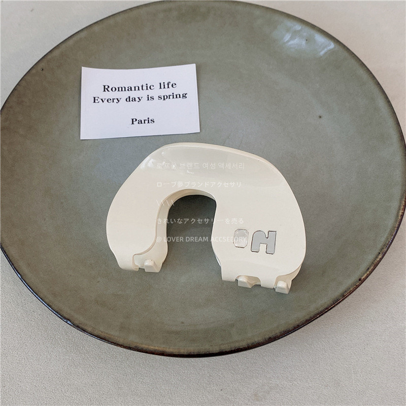 Moda coreeană Nouă clemă de păr geometrică cu acetat de culoarea jeleului, dulce, fetiță, de dimensiune mare, clemă de păr pentru femei, accesorii de păr