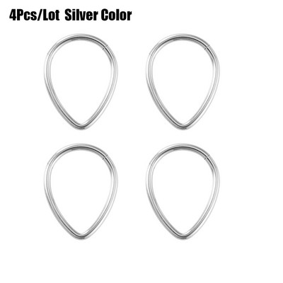4db könnycsepp septum orrcsattanó piercing orr ajak szegmens csuklós gyűrűk fülbevalók Helix porc Tragus alvó testékszerek
