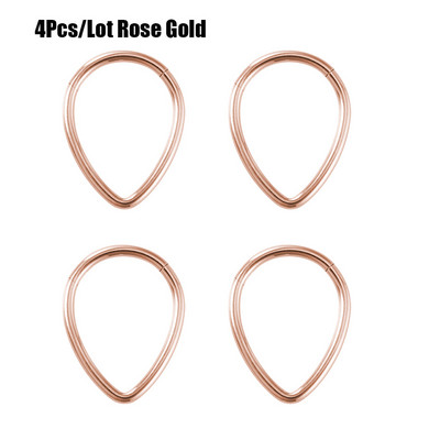 4db könnycsepp septum orrcsattanó piercing orr ajak szegmens csuklós gyűrűk fülbevalók Helix porc Tragus alvó testékszerek