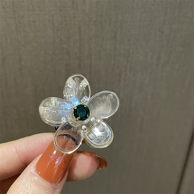 2022, noua moda, geometrică, colorată, accesorii de păr, simplu, transparent, agrafă de păr de crab, rășină, de dimensiuni mari, pentru femei, fete