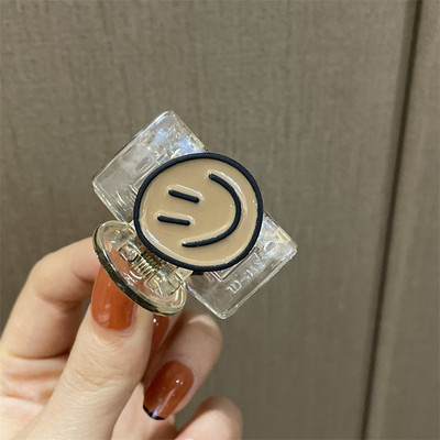 2022, noua moda, geometrică, colorată, accesorii de păr, simplu, transparent, agrafă de păr de crab, rășină, de dimensiuni mari, pentru femei, fete