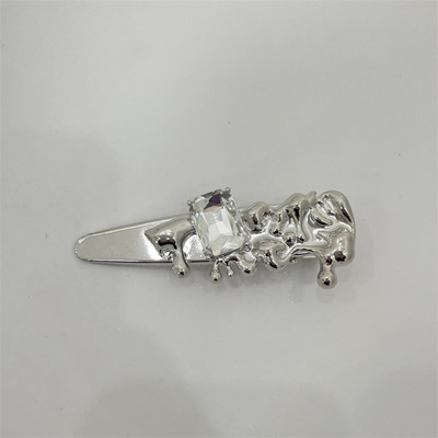 Fată de modă coreeană Agrafă de păr metal cu strasuri Agrafă pentru picior de rață Accesorii de păr pentru femei