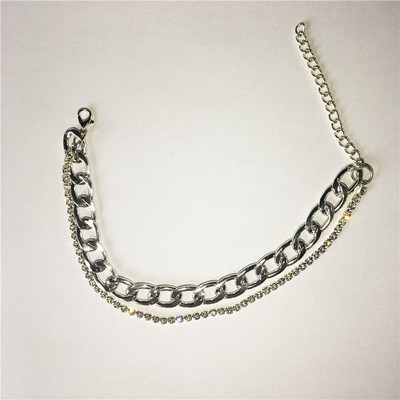 2 buc. Lanțuri de picior pentru femei de modă 2022, drăguț, lanț de metal, panglici, bijuterii pentru picioare, pentru plajă de vară, brățări romantice pentru femeie