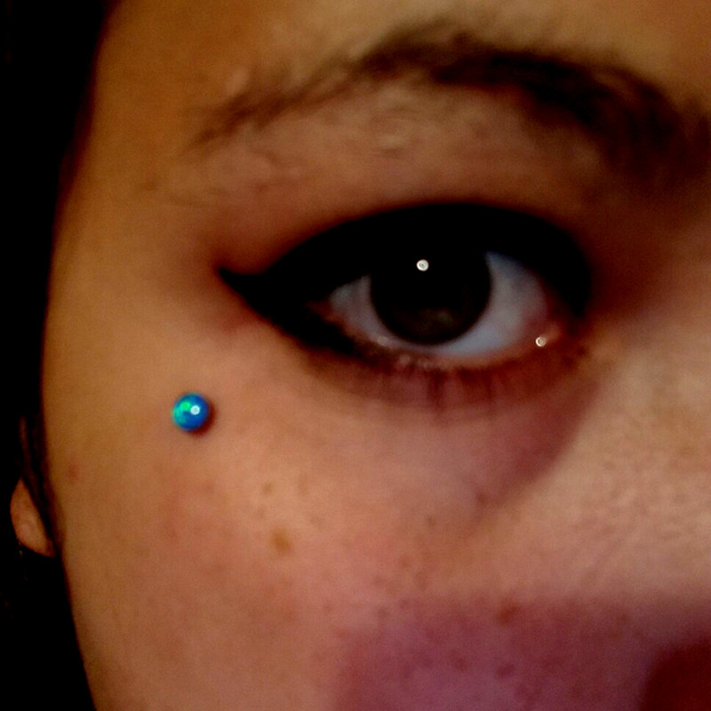 1 buc 4mm&5mm&6mm&7mm Top Titan G23 Opal Stone Ancoră Dermală Skin Diver Top Fashipin Body Piercing Bijuterii