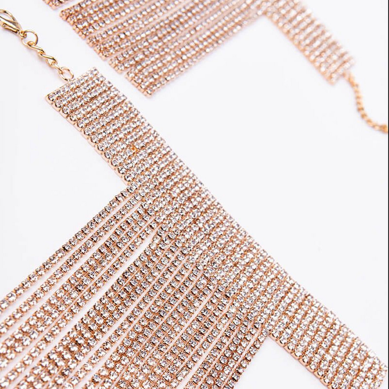 Boho vještački dijamant s kićankama s lancem za gležnjeve Nakit za noge za žene Bling Bijoux Femme sandale Goth noge Narukvica za gležanj Šarm Srebrni dar