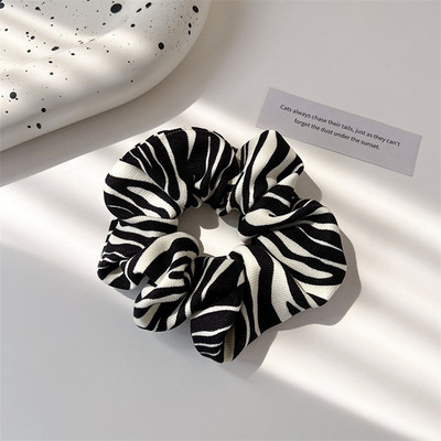 Toamna 2022 îngroșat retro zebră model funie de păr leopard accesorii de păr pentru femei moda coreeană scrunchies de dimensiuni mari