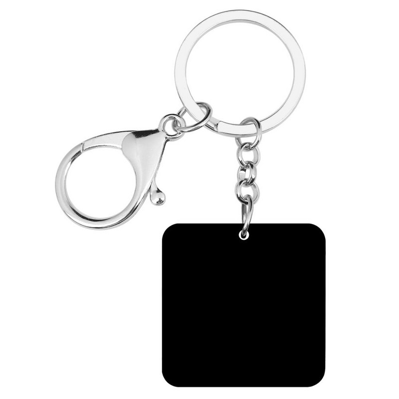 Bonsny akrilni četvrtasti privjesci za ptice kolibri privjesak za ključeve slatka životinja privjesak za ključeve nakit za žene djevojke poklon ukras torbice