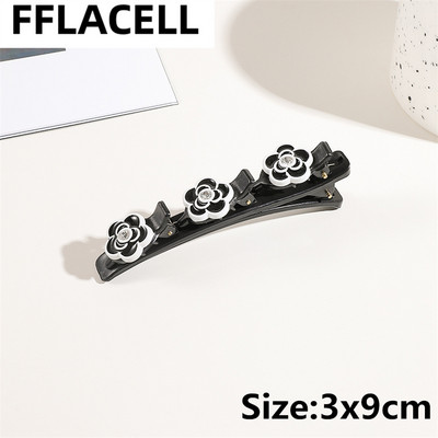 1 τμχ Μόδα Γυναικείες πλεξούδα με στρας λουλούδια φουρκέτες Barrettes για κορίτσι Γλυκά κομψά κτυπήματα Κλιπ κεφαλής Αξεσουάρ μαλλιών