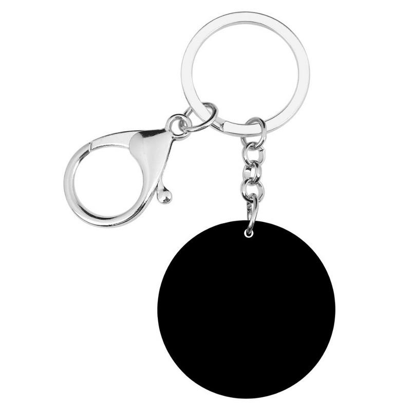 Bonsny Akrilni okrugli cvijet leptir paun privjesci za ključeve velika životinja privjesak za ključeve nakit za žene djevojke šarm festivalski darovi