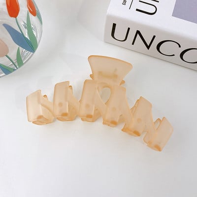 Ljeto 2022. Francuska kandža za kosu od morskog psa Ukosnice u boji želea Držači za rep Ženski dodaci za kosu