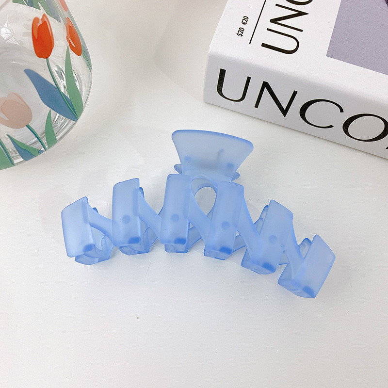 Ljeto 2022. Francuska kandža za kosu od morskog psa Ukosnice u boji želea Držači za rep Ženski dodaci za kosu