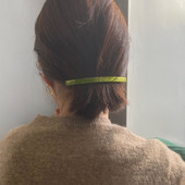 Korejska modna biserno bijela kopča s riječima Proljetna kopča za kosu Acetat Leopard print Kopca za konjski rep Tanka kopča Ženski dodaci za kosu