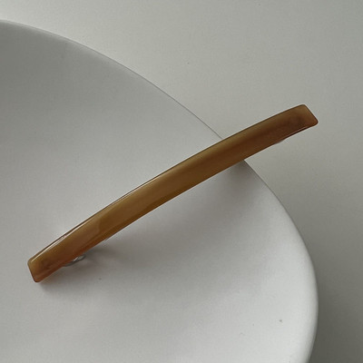 Korejska modna biserno bijela kopča s riječima Proljetna kopča za kosu Acetat Leopard print Kopca za konjski rep Tanka kopča Ženski dodaci za kosu