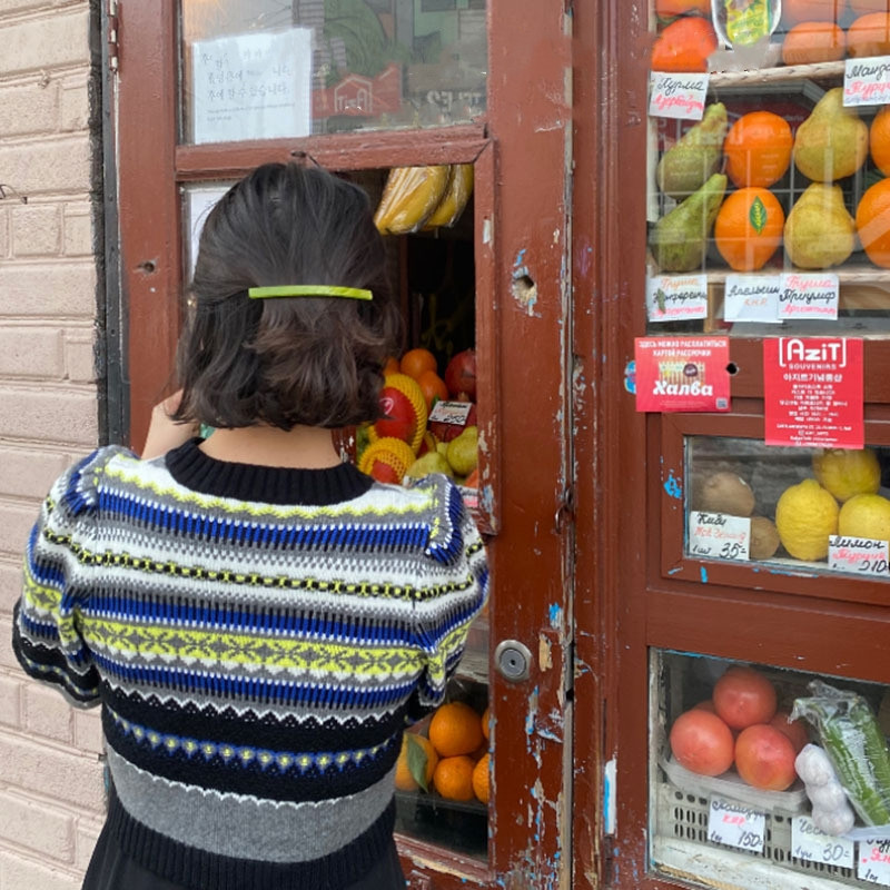 Korejska modna biserno bijela kopča s riječima Proljetna kopča za kosu Acetat Leopard print Kopca za konjski rep Tanka kopča Ženski dodaci za kosu
