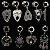 PAR OUIJA Catcher Wing Viseći vijak Fit Tunel za uho Mjerni čepovi Piercing Expander Stretchers Antikni uteg za uho 8-16 mm