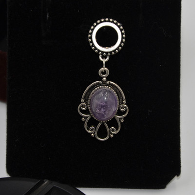 PAR OUIJA Catcher Wing Viseći vijak Fit Tunel za uho Mjerni čepovi Piercing Expander Stretchers Antikni uteg za uho 8-16 mm