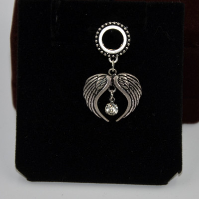 PAR OUIJA Catcher Wing Viseći vijak Fit Tunel za uho Mjerni čepovi Piercing Expander Stretchers Antikni uteg za uho 8-16 mm