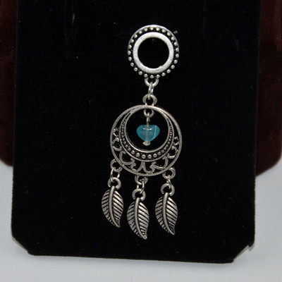 PAR OUIJA Catcher Wing Viseći vijak Fit Tunel za uho Mjerni čepovi Piercing Expander Stretchers Antikni uteg za uho 8-16 mm