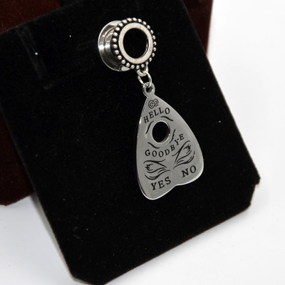 PAR OUIJA Catcher Wing Viseći vijak Fit Tunel za uho Mjerni čepovi Piercing Expander Stretchers Antikni uteg za uho 8-16 mm