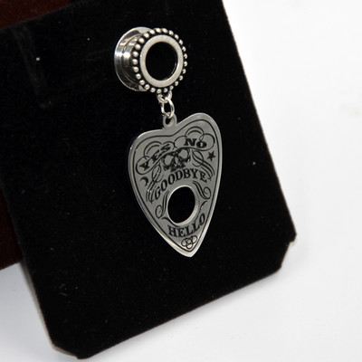 PAR OUIJA Catcher Wing Viseći vijak Fit Tunel za uho Mjerni čepovi Piercing Expander Stretchers Antikni uteg za uho 8-16 mm