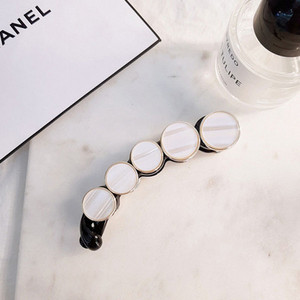 FFLACELL 2021 nou stil coreean agrafă drăguță panglică fundă imitație de perle banane agrafă de păr femei accesorii de păr la modă