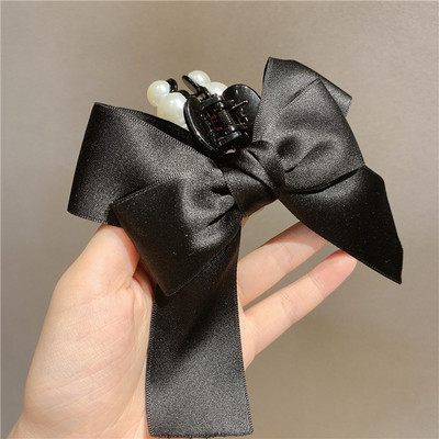 Korejska mašna Biserni dodaci za kosu Biserna kopča za čeljust za kosu Kosa za čeljust Djevojačke ukosnice za kosu Osvježavajuće kopče za kosu