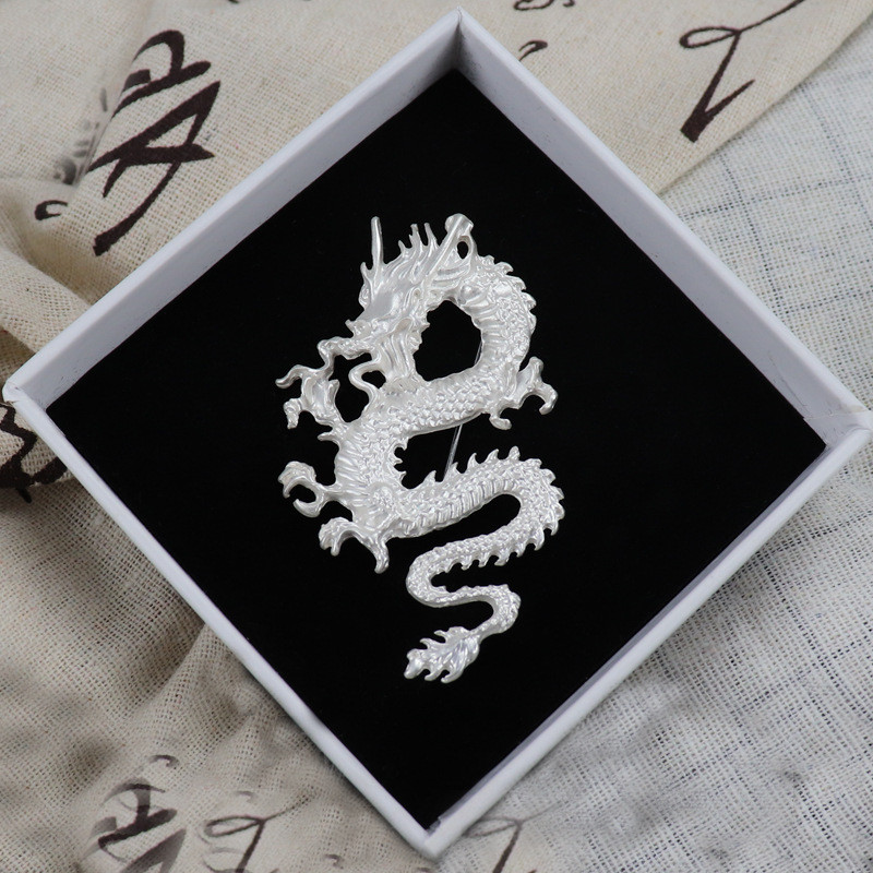 Kineski stil Broševi sa zmajevim životinjama za muškarce Metalni korzaž Odijelo Igle za rever Broš Igle za značke za ruksake Odjevni dodaci
