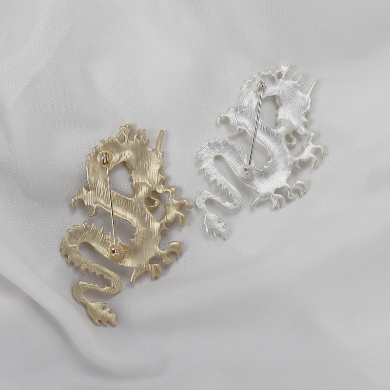 Kineski stil Broševi sa zmajevim životinjama za muškarce Metalni korzaž Odijelo Igle za rever Broš Igle za značke za ruksake Odjevni dodaci