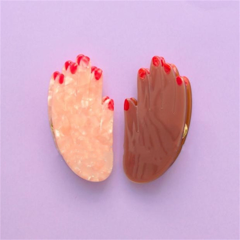 FFLACELL Koreja 2021. Novi modni kreativni INS Wind Acetate Palm Eye Ukosnica Nakit Poklon za žene Djevojke