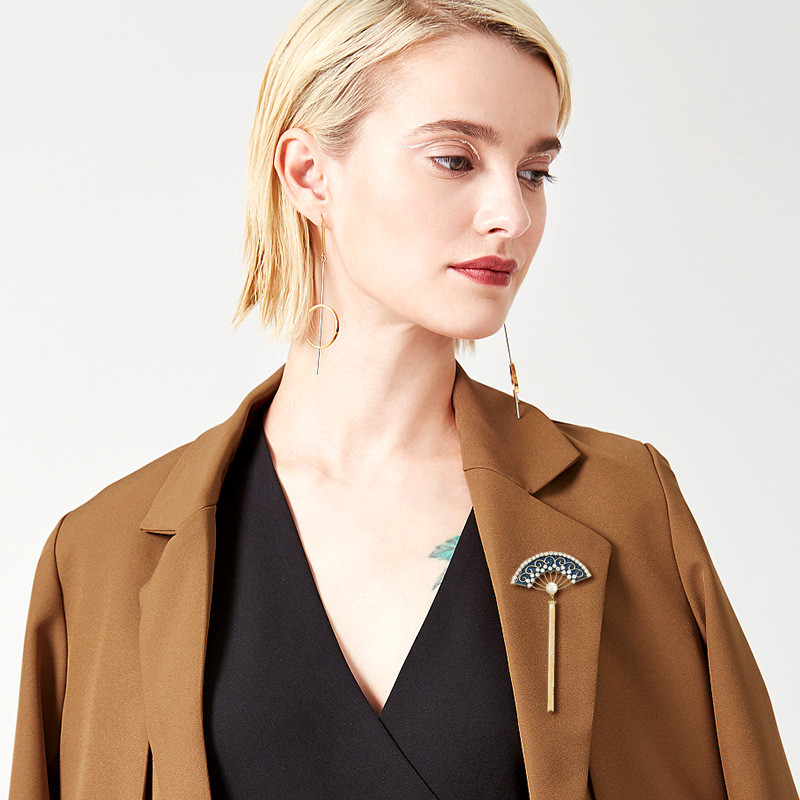 Creaitve izuzetan dizajn Lepezasti broš s resicama za ženske svatove Broševi s iglama Poklon