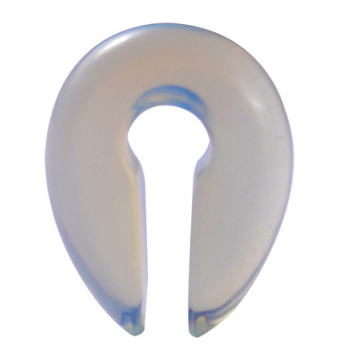 1 bucată cheie orificiu rotund opal negru roz piatră naturală ureche ureche ureche expansor plug piercing cercei bijuterii pentru corp