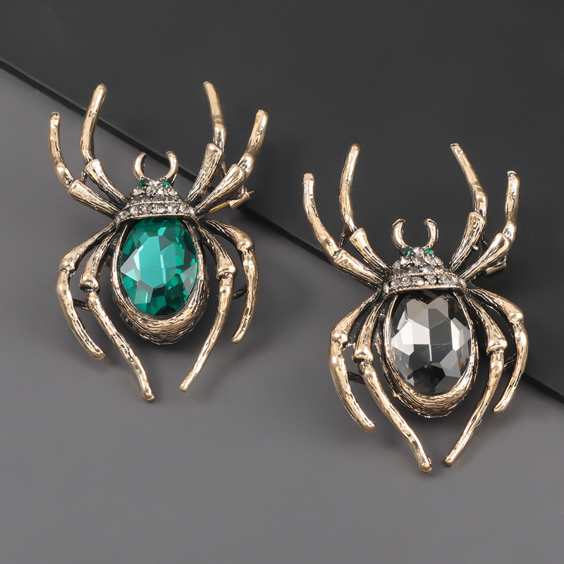 Kreativni paukovi broševi za žene Klasične igle s kukcima za muškarce Dekolte Prednji dio odjeće Poklon za Noć vještica Nakit