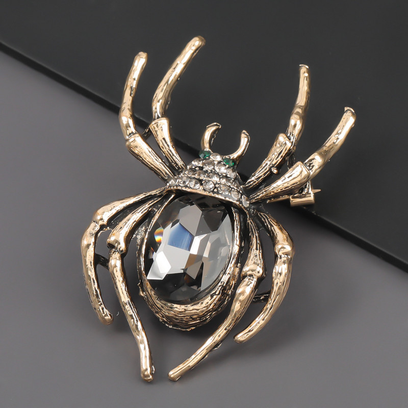 Kreativni paukovi broševi za žene Klasične igle s kukcima za muškarce Dekolte Prednji dio odjeće Poklon za Noć vještica Nakit