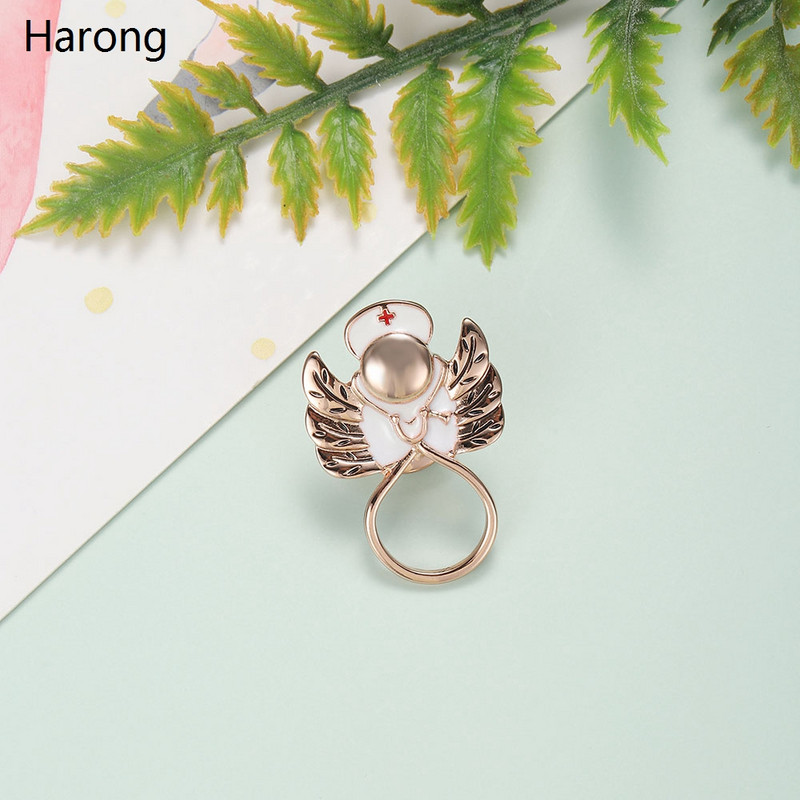 Izuzetan i simpatičan metalni medicinski broš, igla, slika anđela, medicinske sestre, stetoskop, križ, kvalitetna značka, broševi, nakit za liječnika, medicinsku sestru