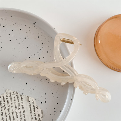 Nouă gheare de păr, solidă, transparentă, pentru femei, acrilic transparent, agrafă, agrafă, clemă, accesorii pentru păr