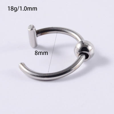 Női ajkak Gyűrűk Orvosi Titán acél orrgyűrű Hamis orrgyűrű septum piercing kapocs a szájon gyűrű hamis piercing testkapocs karika