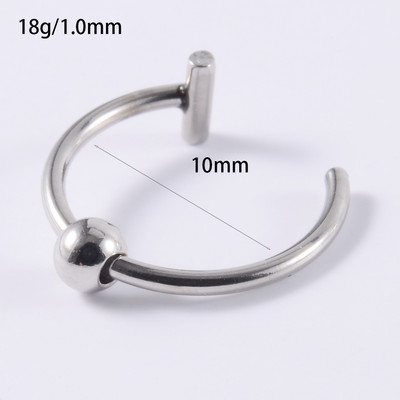 Női ajkak Gyűrűk Orvosi Titán acél orrgyűrű Hamis orrgyűrű septum piercing kapocs a szájon gyűrű hamis piercing testkapocs karika