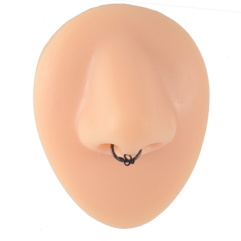 16g Șarpe Ureche Clicker Nas Buza Segment Inele cu balamale Ureche Daith Snug Helix Cartilaj Septum Hoop Inel Piercing Bijuterii pentru corp 16g