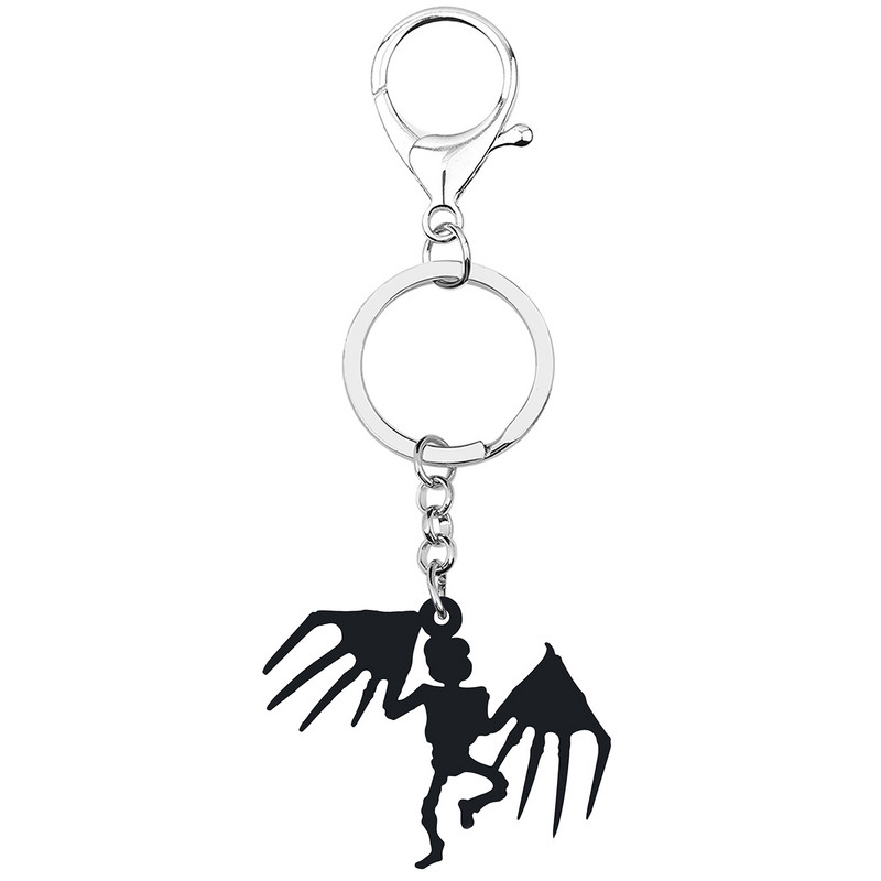 BONSNY Cercei de Halloween acrilic negru cu schelet craniu demon liliac modă picătură atârnă Cadouri magice bijuterii pentru femei, fete, adolescenți