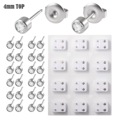 12 perechi, 20 g, din oțel inoxidabil, culoare aurie și culoare argintie, piercing cu lună plină, piercing pentru ureche, cartilajul tragus, bijuterii pentru cercei