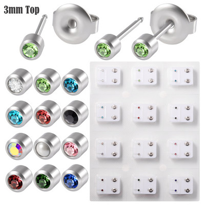 12 perechi, 20 g, din oțel inoxidabil, culoare aurie și culoare argintie, piercing cu lună plină, piercing pentru ureche, cartilajul tragus, bijuterii pentru cercei