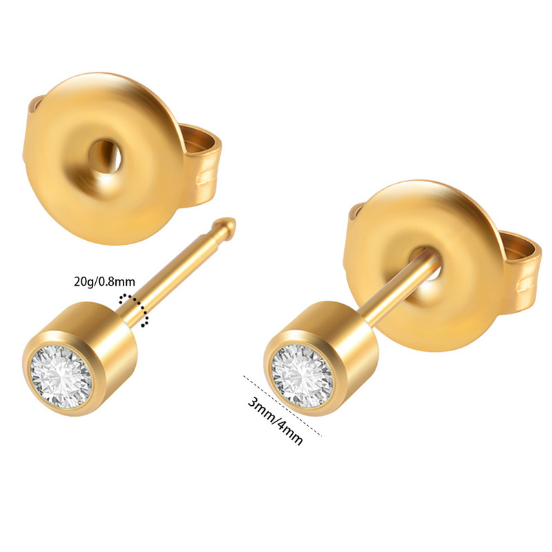 12 perechi, 20 g, din oțel inoxidabil, culoare aurie și culoare argintie, piercing cu lună plină, piercing pentru ureche, cartilajul tragus, bijuterii pentru cercei