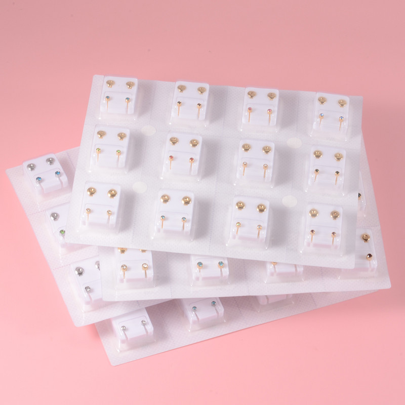 12 perechi, 20 g, din oțel inoxidabil, culoare aurie și culoare argintie, piercing cu lună plină, piercing pentru ureche, cartilajul tragus, bijuterii pentru cercei