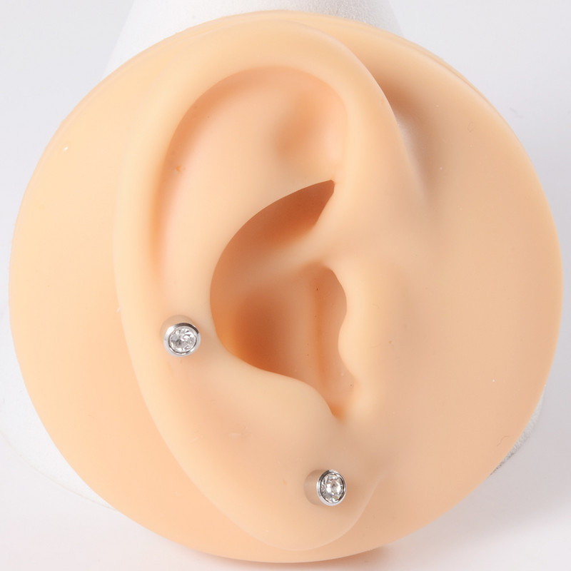 12 perechi, 20 g, din oțel inoxidabil, culoare aurie și culoare argintie, piercing cu lună plină, piercing pentru ureche, cartilajul tragus, bijuterii pentru cercei