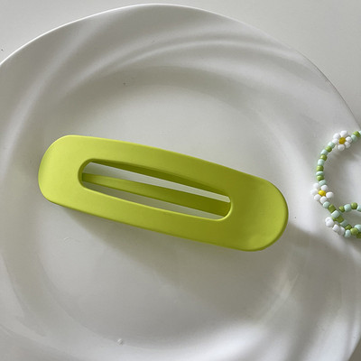 Agrafe de păr mate mari pentru femei Agrafă verde Duckbill Accesorii de păr pentru fete Agrafe de păr la modă coreeană