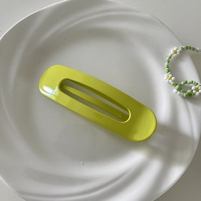 Agrafe de păr mate mari pentru femei Agrafă verde Duckbill Accesorii de păr pentru fete Agrafe de păr la modă coreeană